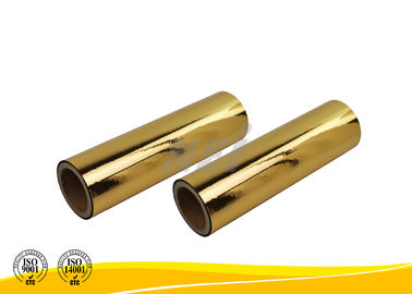Film di poliestere metallico termico dell'oro, lunghezza riflettente del film 3000Mm di Mylar