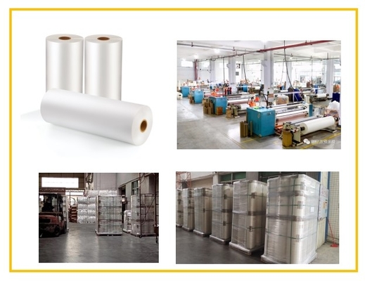 Film di laminazione termica BOPP personalizzabile 20mic Gloss And Matt per borse da shopping