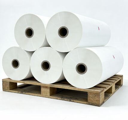 Film di laminazione digitale trasparente con durata di conservazione di 12 mesi e larghezza fino a 2200 mm per la stampa a olio di silicone pesante