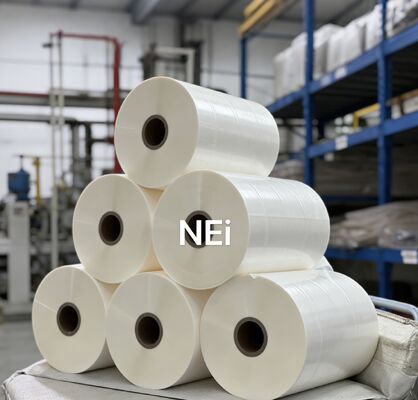 Film di laminazione lucido superiore a 90 GU con opzioni eco-compatibili riciclabili e resistenza alle temperature fino a 120 °C