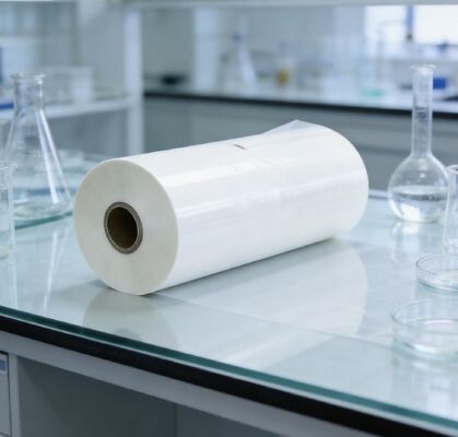 Film di laminazione termica in PET con superfici lucide e resistenza alle temperature fino a 130°C e colla premium EVA dalla Corea