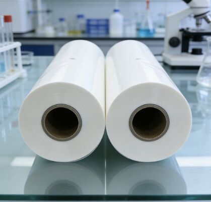 Film PET metallizzato color metallico argento con elevata chiarezza e resistenza a molti prodotti chimici e solventi