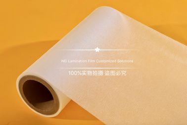 Rotolo di film di laminazione spazzolato disegno a 3 pollici del metallo da 90 micron, film di laminazione di calore per imballare