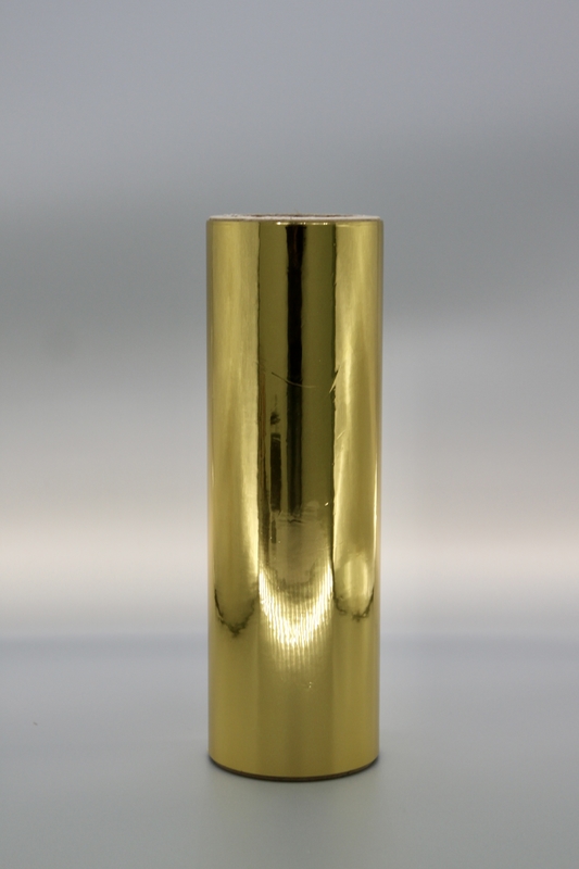 Oro e argento metallizzata pellicola PET pellicola di laminazione termica da 17 a 24 micron, popolare in Medio Oriente