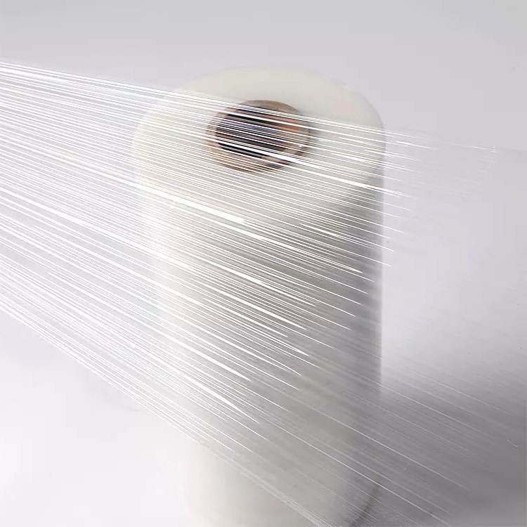 PE Stretching Film and Stretch Film with 12-35 Microns Thickness, 300-500mm Width, and 300-2000m Length for Secure Packaging