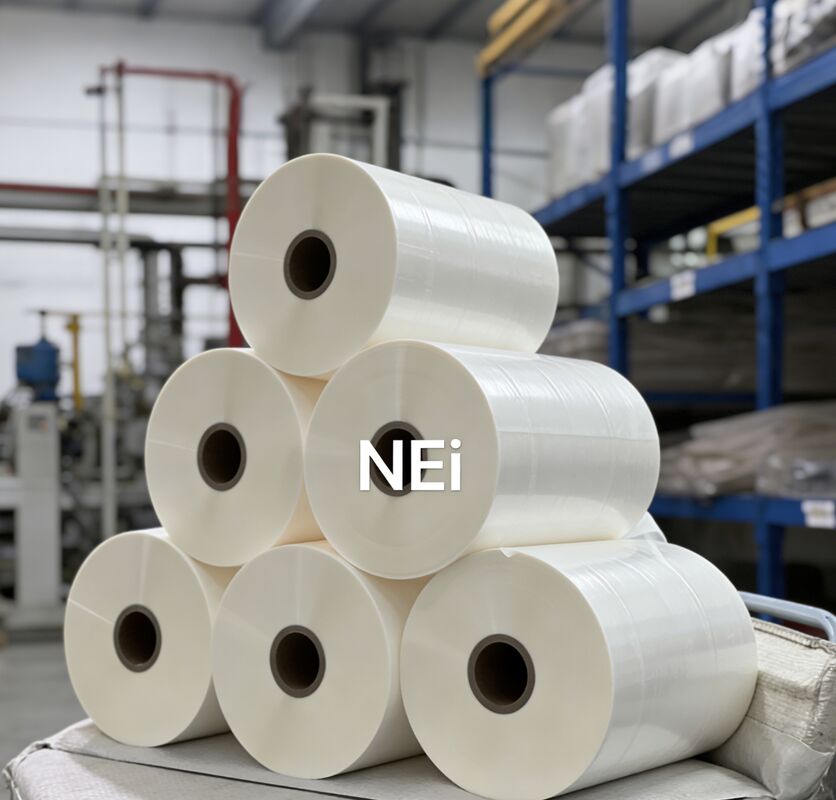 Film di laminazione lucido superiore a 90 GU con opzioni eco-compatibili riciclabili e resistenza alle temperature fino a 120 °C