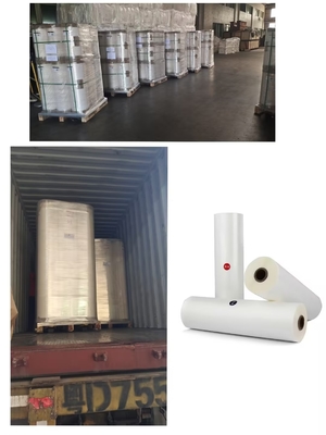 1 pollice BOPP Temperature Sensitive Book Laminating Film Film trasparente di copertura del libro
