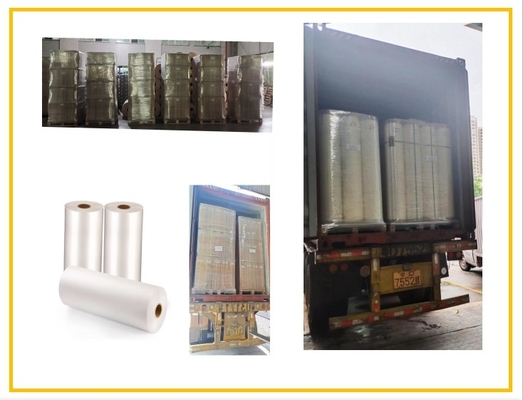 Pellicola di laminazione termica a caldo bianca 20mic Gloss Film di plastica rivestita con EVA