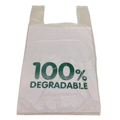 Sacchetti della spesa di plastica biodegradabili bianchi della composta 80L