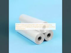 Film di laminazione a freddo BOPP con rivestimento Soft-Touch: Resistente a graffi e impronte digitali per un miglioramento duraturo della superficie