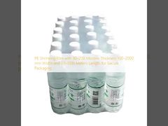 Film termoretraibile in PE con spessore 30–200 micron, larghezza 100–2000 mm e lunghezza 30–1000 metri per imballaggio sicuro