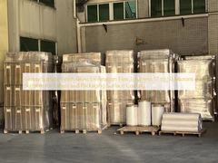 Finitura superficiale lucida Film di laminazione lucida Spessore 17-50 micron Adatto per etichette e imballaggi Rivestimento superficiale