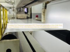 Adatto per laminatore termico Film di laminazione termica PET Spessore strato di colla EVA da 11 a 250 micron Film per laminazione professionale