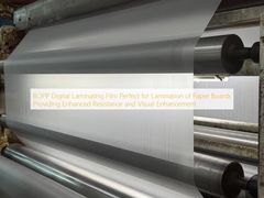 Film di laminazione digitale BOPP perfetto per la laminazione di cartoncini, che offre maggiore resistenza e miglioramento visivo